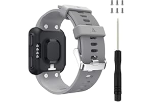 ACTECH Bracelet Compatible avec Garmin Forerunner 35, Garmin Forerunner 30, Garmin Forerunner 35J, Garmin ForeAthlete 35J, Bracelet de Remplacement en Silicone