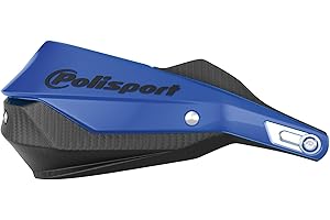 POLISPORT 8308800003 - Paramani TRAIL BLAZER 2 punti di fissaggio con barra in plastica MX-Style in plastica con kit di montaggio incluso compatibile con tutti i modelli MX/enduro en color blu/nero