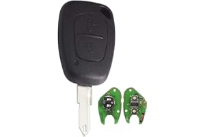 ProPlip Chiave completa con elettronica a Programmare per Renault Trafic Master Vivaro Movano Kangoo TELECOMANDO Vergine 7946PCF 433MHZ ID46..