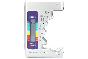 Digital Batteritestare, LCD-skärm Digital Checker, Batterimätare, Universal Battery Checker för Knappbatterier, AA, AAA, 9V F