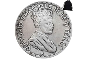 FKaiYin 1925 Monete in Nichel Italia-Sfida Europa Monete dall'Italia - Monete Commemorative Fior di Conio + Borsa KaiKBax - È Handmade Coin Future Experience