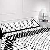 (150 Negro) ABRIL* JUEGO SÁBANAS DE VERANO 90g/cm2 LISAS EN DOS COLORES (3 PIEZAS) MICROFIBRA, TACTO SUAVE, MUY LIGERAS, 1 FUNDA ALMOHADA, 1 BAJERA ELÁSTICA Y 1 ENCIMERA, PARA CAMA DE HASTA 200 CM DE LARGO (150_x_200_cm, Negro)