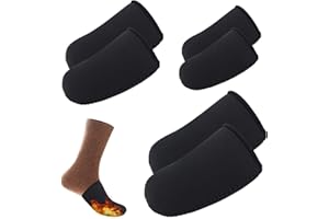 ‎AMONENZ 3 Paare Zehenwärmer, AMONENZ Thermo Zehenkappen, Neopren Zehenwärmer, Wiederverwendbar Neoprensocken, für Radfahren, Laufen, Wandern, Eisbaden oder Wintersport