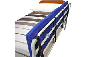 OrtoPrime Protezione per letto per adulti e bambini - Barriera di sicurezza ortopedica - Copri ringhiere (barra non inclusa)