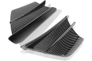 WODHMIEY Winglet, 1 coppia Kohlefaser-Optik Wings, Side Wings Wind Wings Spoiler Universal Tuning ZubehöR Kompatibel Mit Den Meisten MotorräDern, aus ABS-Material