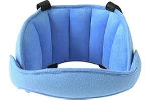 FADCAER Head Support Band Baby Car Slumber Headrest Toddler Sleep Neck Pillow for Kids Child Auto Safety Seat (Blue)