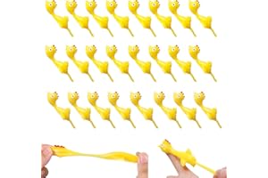 GWAWG Schleuder Huhn 24PCS Kinderspielzeug lustig Finger dehnbar Flick Fliegende Hühner Kinder Party Favors Geschenk
