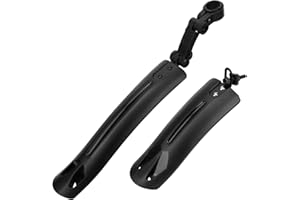 Oumers Children's Cycling Tires Mud Fenders, Easy Install Bike Fenders Cycling Mudguard Kid's Bicycle Mudguard Portable Bicycle Fenders Kid's Adjustable Front and Rear Mud Guard for 12 to 16In