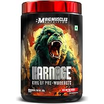 Bigmuscles Nutrition Karnage Pre workout (60 Servings, Sex On the ...