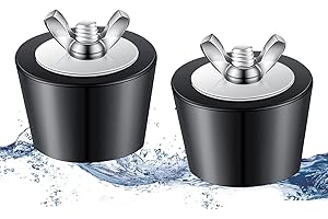 MPLEHDA 2 Pièces Bouchons d'Hivernage de Piscine, Bouchon de Gel d'Expansion en Caoutchouc 38mm/1,5 po pour Tuyauterie de Spa de Piscine Hiver Entretien des Raccords