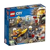 LEGO City 2er Set: 60184 Bergbauteam + 60185 Power-Spalter für den Bergbau - 2