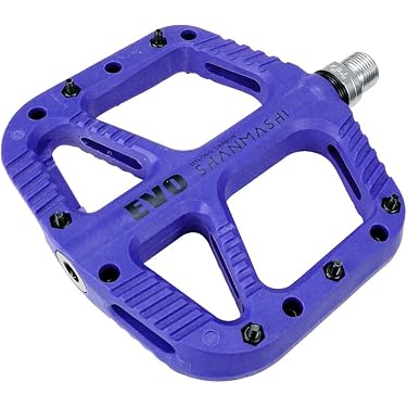 Pédales Plates Antidérapantes Pour VTT Merida Big Nine 5000 - Alliage Aluminium Large - Réflectives