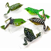 Leurres Souples Silicone Grenouille 2 Pièces - Double Hameçon, 9 Cm, Pour Bass, Truite, Brochet En Eau Douce/Mer - 6