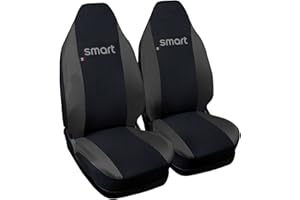 Lupex Shop Housse de Siège, Noir Gris Foncè