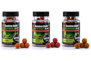 Tandem Baits SuperFeed Pure Wafters | Pop-ups | Carpfishing Pesche Pesca Accessori | Alimentatore per la Pesca Carpa | Pesca Accessori alla Carpa 12mm 30g