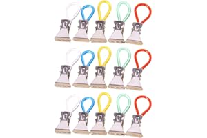 XINGSUI Clip de Almacenamiento de Toalla de Cocina de Metal de 15 Piezas, Clip de Toalla de Color, Clips de Tela para Colgar, Clips de Toalla de té, Clip de Toalla de Playa, para Cocina y baño
