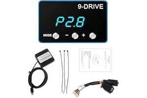 HPEVA Throttle Response Controller,9 Drive Throttle Controller,Intelligent Electronic Racing Accelerator for Ford Range Rover Mazda Jaguar