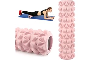 KILDOWS Foam Roller, Rullo Massaggio Muscolare,Rullo Fitness in EVA Dura，Automassaggio Muscolare ，per Massaggi Yoga, Pilates, Palestra
