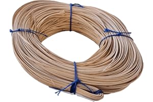 CSB-Center Stuhlflechtrohr Flechtrohr Halbglanzschiene für Stuhlflechtarbeiten - 250g Bund, 2,0mm Breit