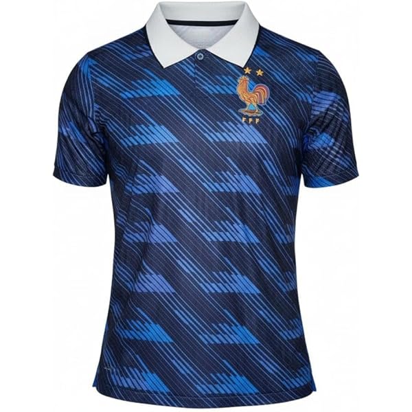 FLUSS needle punch football shirts 花柄 France Heritage Jersey (2026WC Edition) – Comma Football