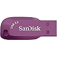 SanDisk Ultra Shift 128GB, USB 3.2 Gen 1, Flash Drive, 100MB/s R, Pendrive, Cattleya Orchid (SDCZ410-128G-I35CO)