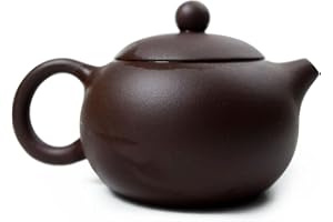 YXHUPOT Teiera cinese Yixing Xishi ZinI in argilla con infusore per tè sfuso (filtro sferico)
