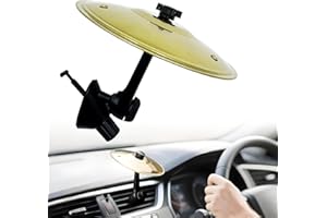 Evadollina Drum, Percussion Cymbals, Mini Drum, Car Crash Cymbals, Auto Crash Cymbal, (Gold)