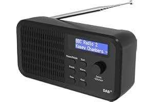 Mycket Radio numérique Radi et FM Dab/Dab+, Radio numérique Portable avec USB Rechargeable 20 Heures de Lecture, 10 Stations préréglées, Prise Casque, écran LCD pour Salon, Bureau, Cuisine, Jardin