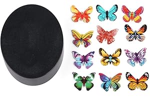 RAGUSO Personality Magnetic Desktop Sculpture Color Butterfly Desktop Educational Toy for School Office Home Decoration Gifts Crafts Kids Children Supplies(Butterfly)