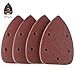 Price comparison product image 40Pcs Detail Sander Paper, Tacklife Mouse Sanding Pads Mixed Grits 40/80/120/240 5Holes Detail Sandpaper Sheet 14-*140 * 100MM, Ideal for Sanding/Polishing/Rust Removal ASD01C