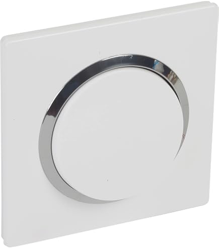 Legrand Steckdose Dooxie 2-fach Mit Platte – Oberflächenmontage, 16A, Weiß/chrom, Praktisch Mit Krallen Zum Klemmen