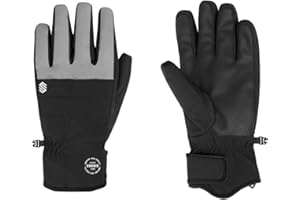 SIROKO Guantes térmicos esquí esquí y nieve VOSS Gray Negro