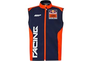 Red Bull KTM Racing Team RB - Gilet de l'équipe - Produit officiel - Coupe-vent - Imperméable - Homme - Taille 2XL - Bleu/Orange, bleu/orange, XXL-4XL