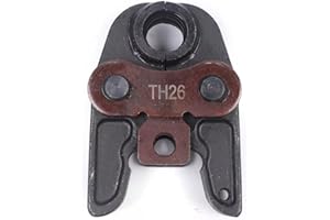 XIGNER Profi Pressbacke TH16/TH20/TH26 Metall Kontur Pressbacken Kontur Presszange TH Pressbacken Kontur für für Aluminium- und Kunststoffrohre, Verbundrohr pressen (TH26)