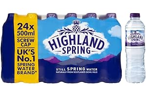 BLLU EYE Highland Spring Still Spring Water, 24 x 500ml