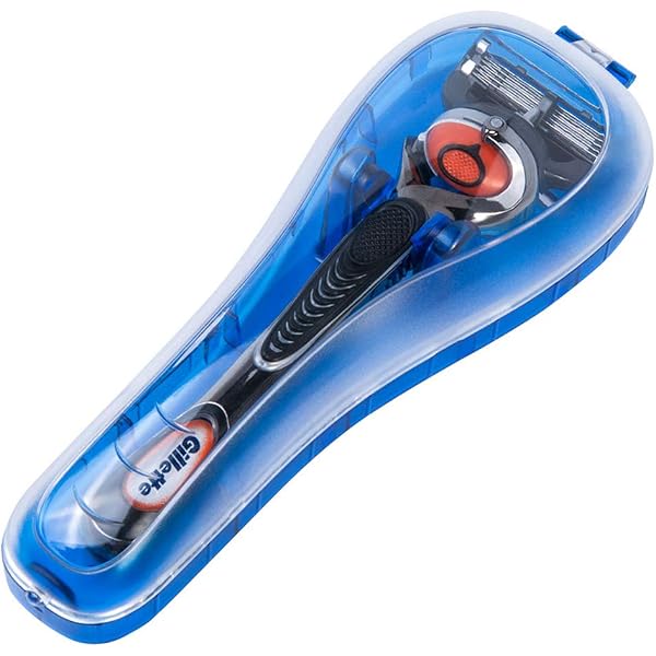 Reiseetui Für Rasierer Aus EVA-Hartschale – Marineblau, Kompatibel Mit Gillette Fusion 5, Mach 3