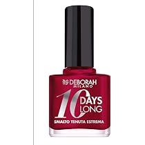 Deborah Milano Nagellack-Set – Stärkende Behandlung + 10 Days Long Lack In Pearly Peach, Für Starke & Glänzende Nägel