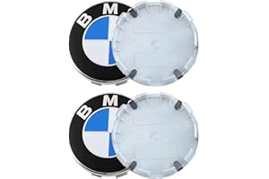 BESTLSY 4 Stück Nabendeckel Radkappen Compatible with 68mm Radnabenkappen Radnabenabdeckung ABS Nabenkappen Felgendeckel Radnabendeckel