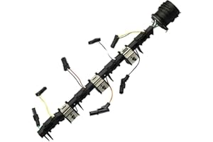 Asical Arnés de cableado de inyector de 9 pines apto para A3 A4 A6 8P1 8EC 4F2 Alte-a 5P1 1P1 Superb 1Z3 3T4 Golf 1T1 1K1 5M1, pieza de accesorios para automóvil # 03G971033L