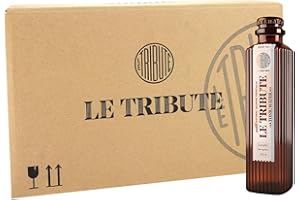 LE TRIBUTE TONIC WATER Le Tribute | Tonic Water | Ausschließlich natürliche Zitruszusätze aus eigener Brennerei | Chinin aus Loja in Ecuador | 24 x 200 ml