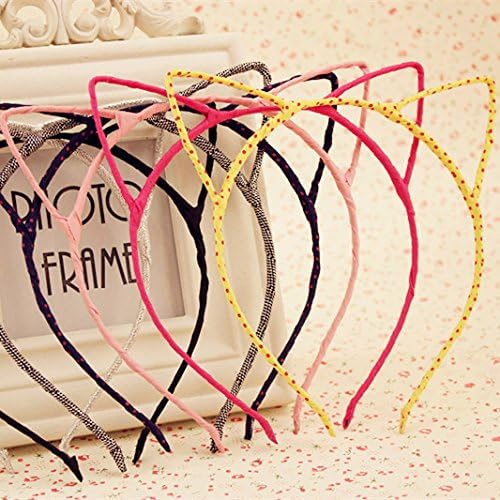 Sexyqueenhair 1 PC Fashion Headband Hair Band Headwear Hair Clip Cat Ears Design Women Girls Accessories Random color