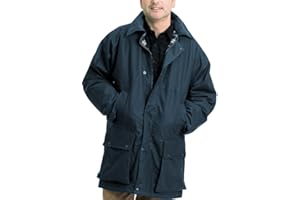 Country Leisure Wear British Quilted Wax Rain Jacket
