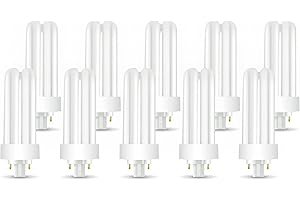 Circle (10 Pack PLT-26W 835, 4 Pin GX24q-3, 26 Watt Triple Tube, Compact Fluorescent Light Bulb, 3500K Neutral White, 10 Count (Pack of 1)