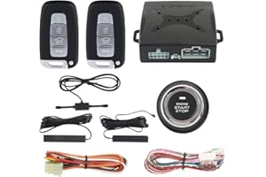 EASYGUARD EC003N-K-1 PKE Car Alarm System Proximity Lock Unlock Push Button Start Remote Engine Start Keyless Go System DC12V