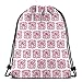 Produktbild vintage cap English Bulldogs In Pink Polka Dots!_21033 3D Print Drawstring Backpack Rucksack Shoulder Bags Gym Bag for Adult 16.9"x14"