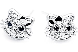 Findout, HelloKitty cat. S925 Sterling Silver Earrings