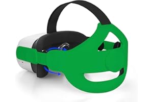 EYGLO Sangle de Tête Réglable K6 pour Meta/Oculus Quest 2,Remplacement de la Sangle Oculus Quest 2 Elite,Réduction de la Pression de la Tête, Confort et Soutien Améliorés,Accessoires pour Oculus Quest 2