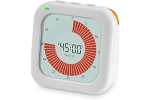 AZYVUM Wizualny timer cyfrowy 60-minutowy dla dzieci, narzędzie do zarządzania czasem podczas lekcji