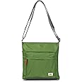 ROKA Kennington Medium Nylon Crossbody Bags for Women & Men - Multi Pockets, Chunky Zip, Adjustable Strap for Travel, Work, School