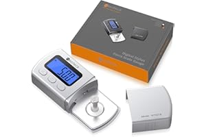 Neoteck Jauge de Force de Stylet numérique (Basique, Argent + Écran Bleu)